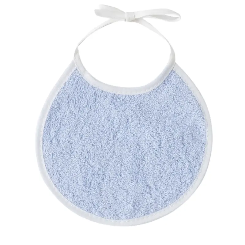 Cape de bain 1x1 motif licorne et nuages ​​+ bavoir blanc/bleu