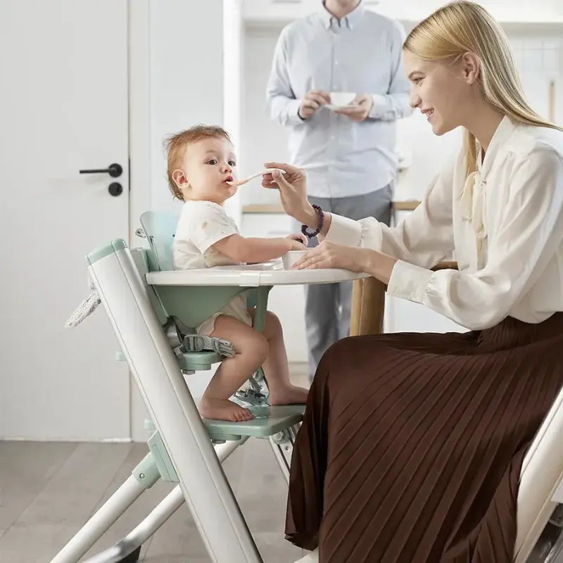 Chaise haute EXTOS Vert – A Demain
