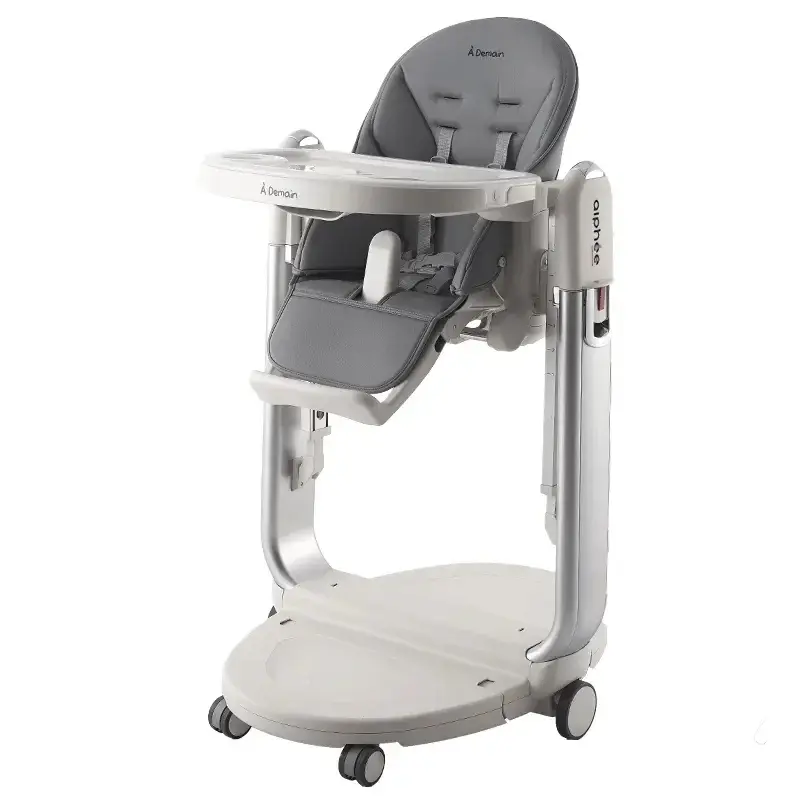 xx Chaise haute multifonctionnelle 3 en 1 gris – A Demain