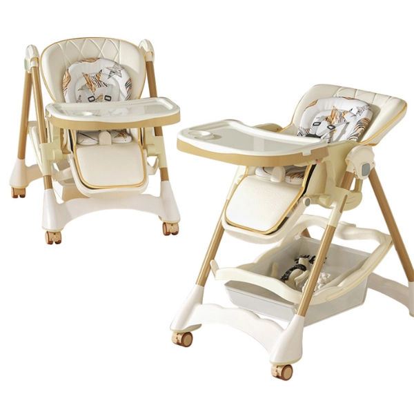xx Chaise haute multifonctionnelle pour bébé avec coussin doux - Kidilo