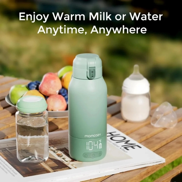 Chauffe biberon portable 2 en 1 eau et lait maternel Momcozy