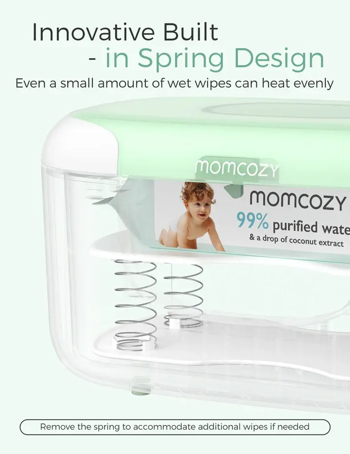 Chauffe-essuie-bébé Momcozy à grande capacité