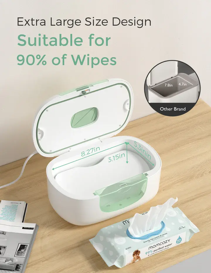 Chauffe-essuie-bébé Momcozy à grande capacité