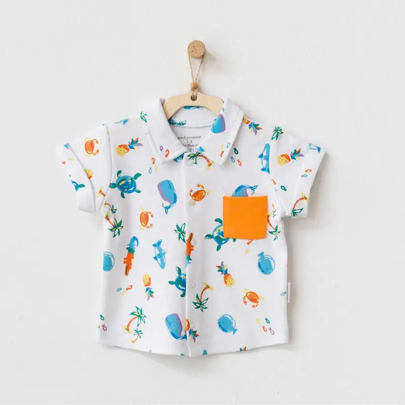 xx Chemise bébé Andywawa Play Time AC21868 Multicolore