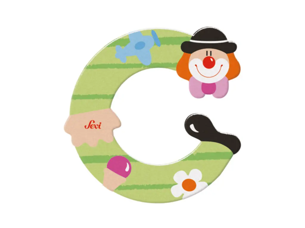 Clown de la lettre C