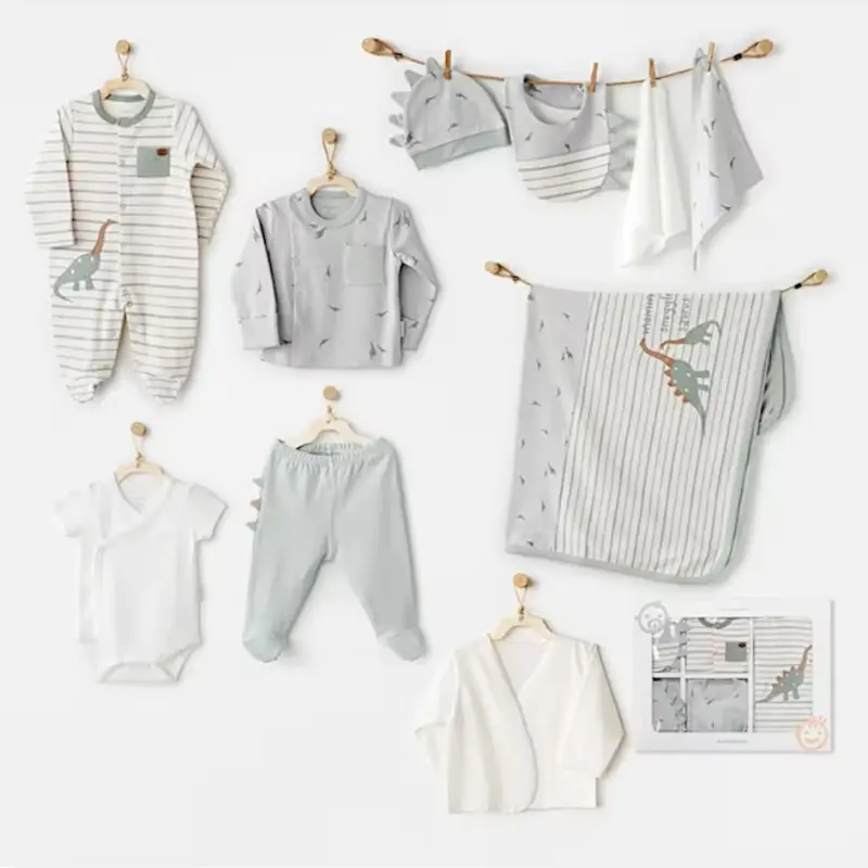 xx Coffret de sortie d’hôpital pour bébé Andywawa 10 pièces AC26001 Vert