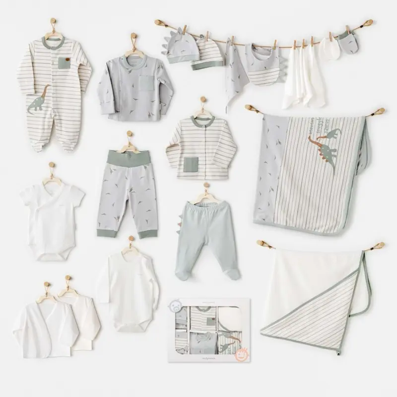 xx Coffret de sortie d’hôpital pour bébé Andywawa 20 pièces AC26002 Vert