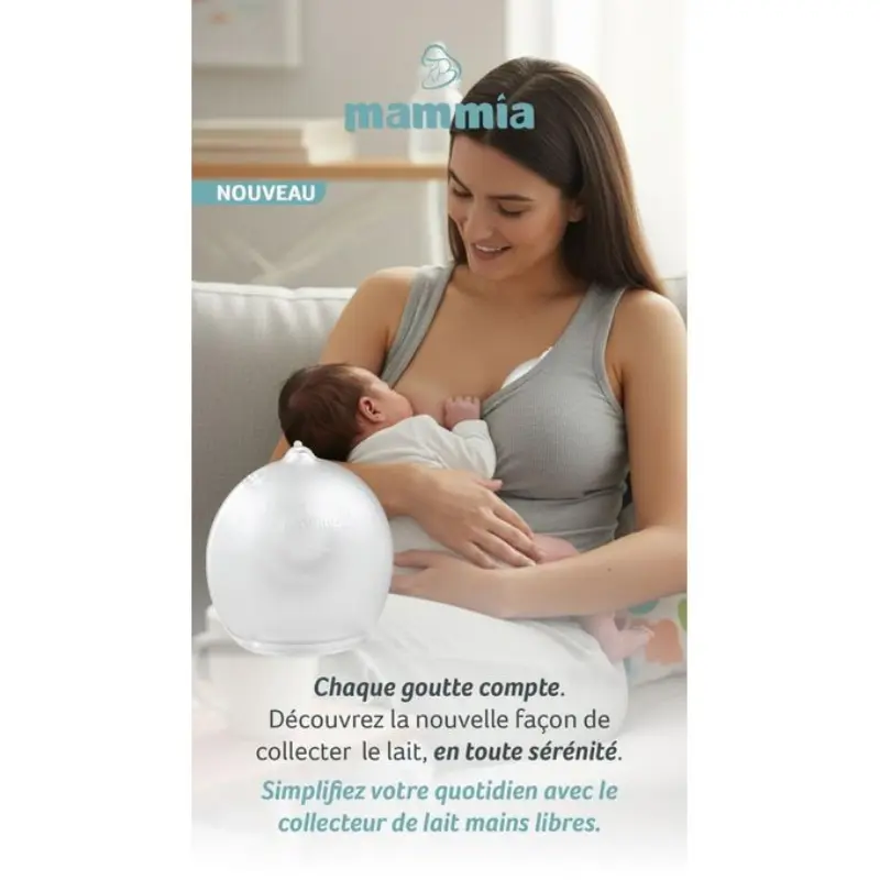 Collecteur de lait maternel libre Mammia 100 ml