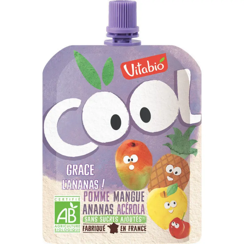 xx Cool Fruits Pomme Mangue Ananas – Vitabio – 90 g