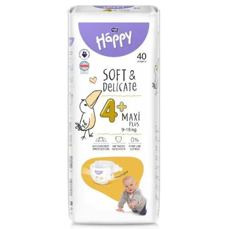 xx Couche Happy taille 4+ 40 pc