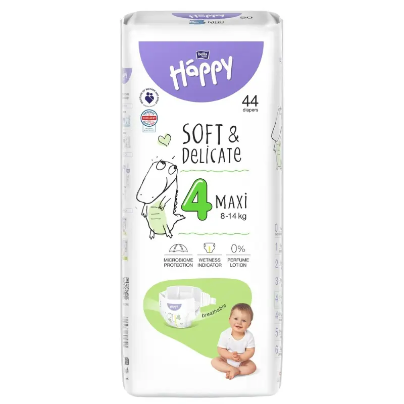 xx Couches Bella Baby Happy taille 4 (Maxi) 44 pièces