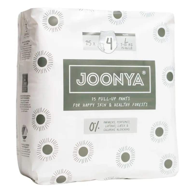 xx Couches Joonya Pull-Up Pants pour bébé, taille 4 L (7-12 kg)