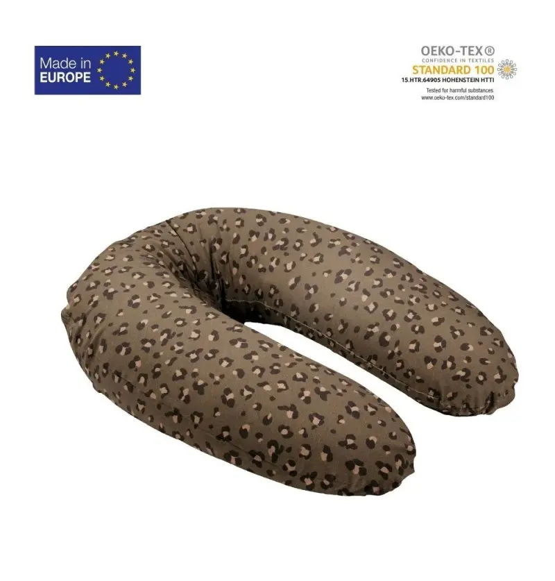 Coussin d'allaitement Buddy Leopard bronze Doomoo