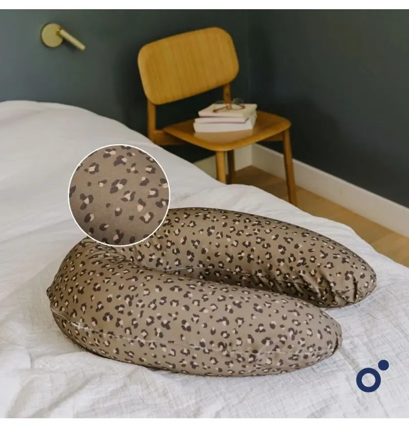 Coussin d'allaitement Buddy Leopard bronze Doomoo