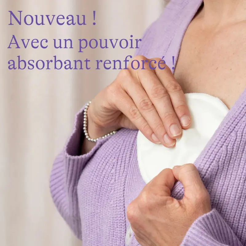 Coussinets d’allaitement lavables 4 pièces