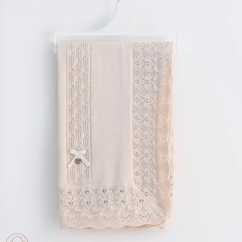 xx Couverture Bébé – Coton Beige 6361