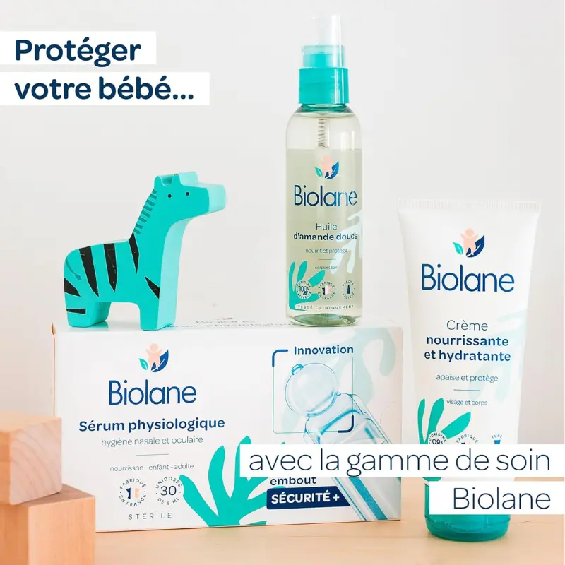 Crème Nourrissante et Hydratante Biolane 50 ml  Soin Doux et Protecteur pour la Peau de Bébé