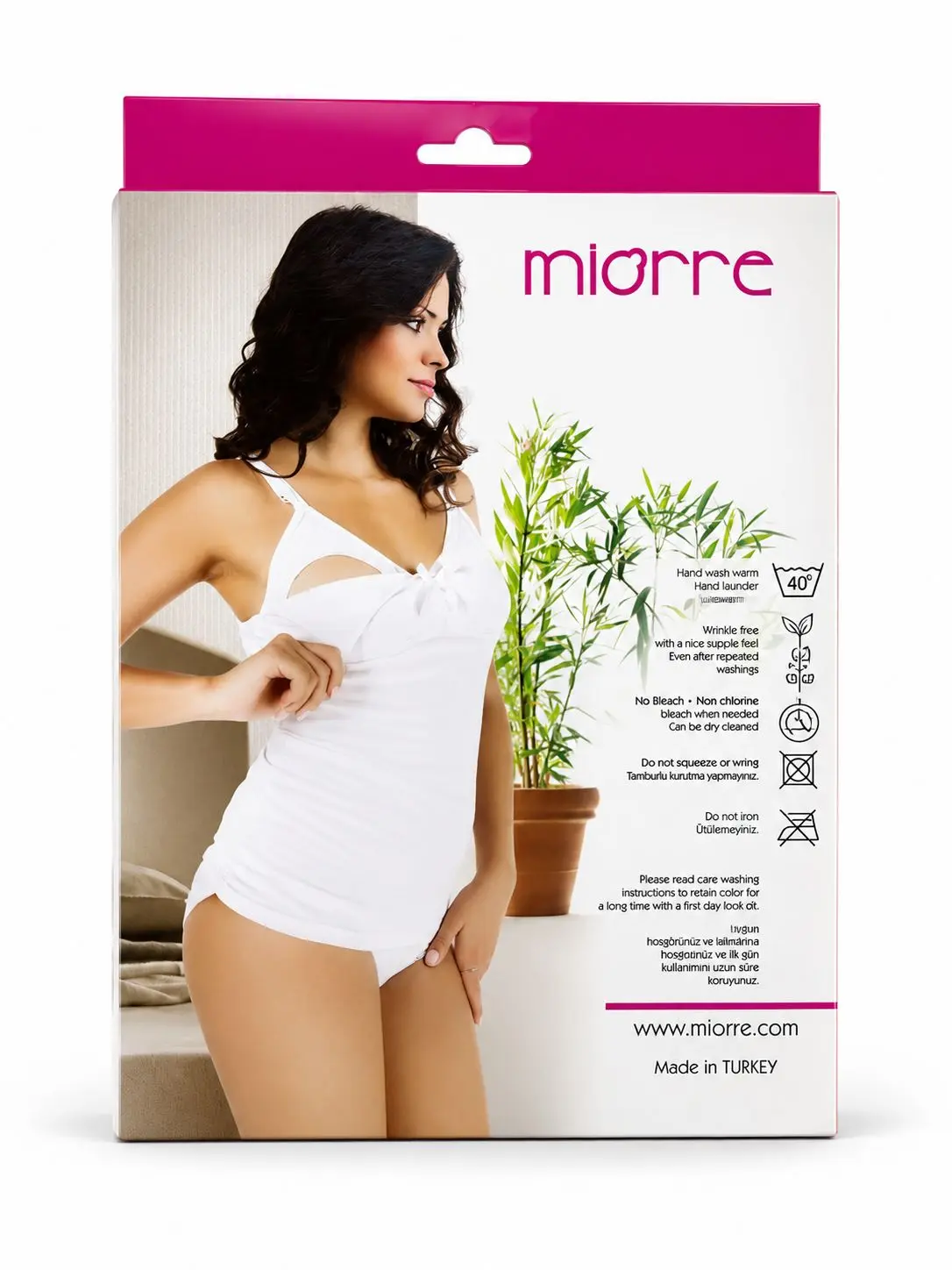 Débardeur Maternité et Allaitement Miorre – Blanc