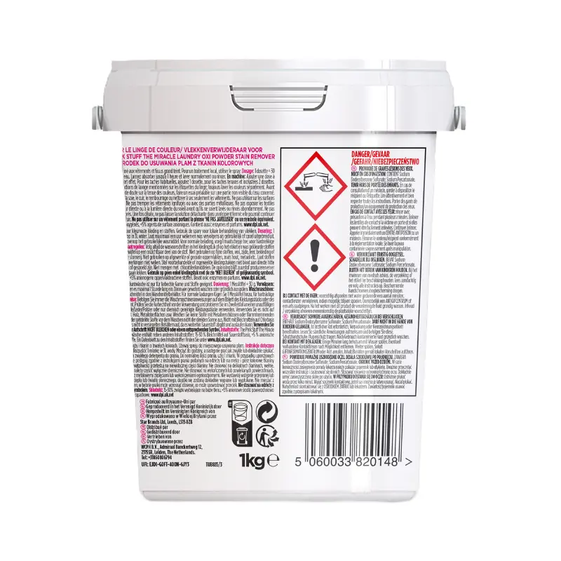 Détachant en Poudre Oxi Miracle pour Linge The Pink Stuff