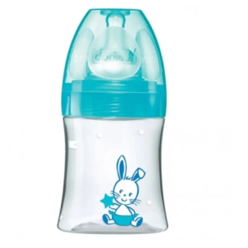 Dodie Biberon initiation+ anti-colique Bleu - 150ml