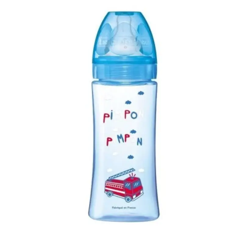 DODIE Biberon initiation+ Bleu Pompier +6M 330 ml