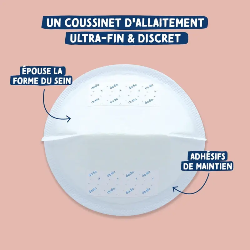 Coussinets d'Allaitement Jour Dodie Boîte de 50