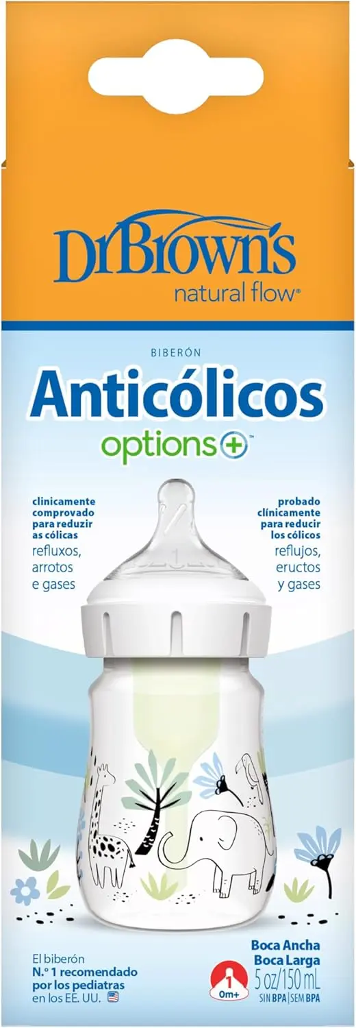 Dr. Brown's Anti-Colic Options+ Plastic Wide Elephant 150ml