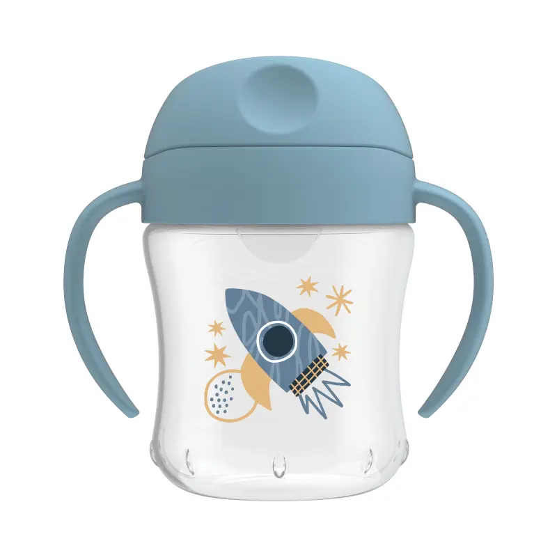 Dr Brown's Bec Souple pour enfant Tasse avec poignées, Blue