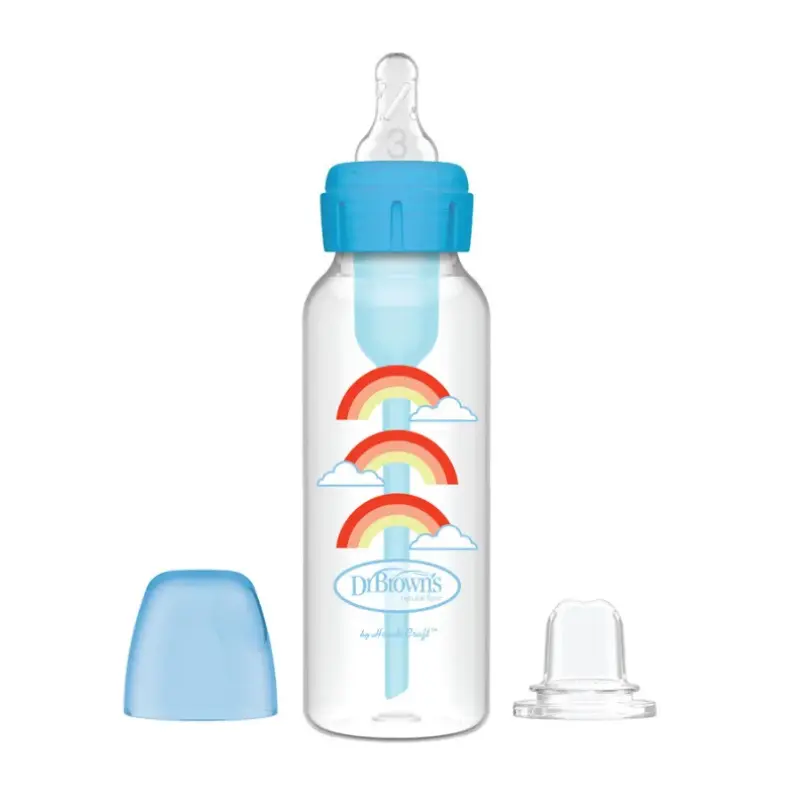 xx Biberon Cole étroit 250ml Blue 6M+