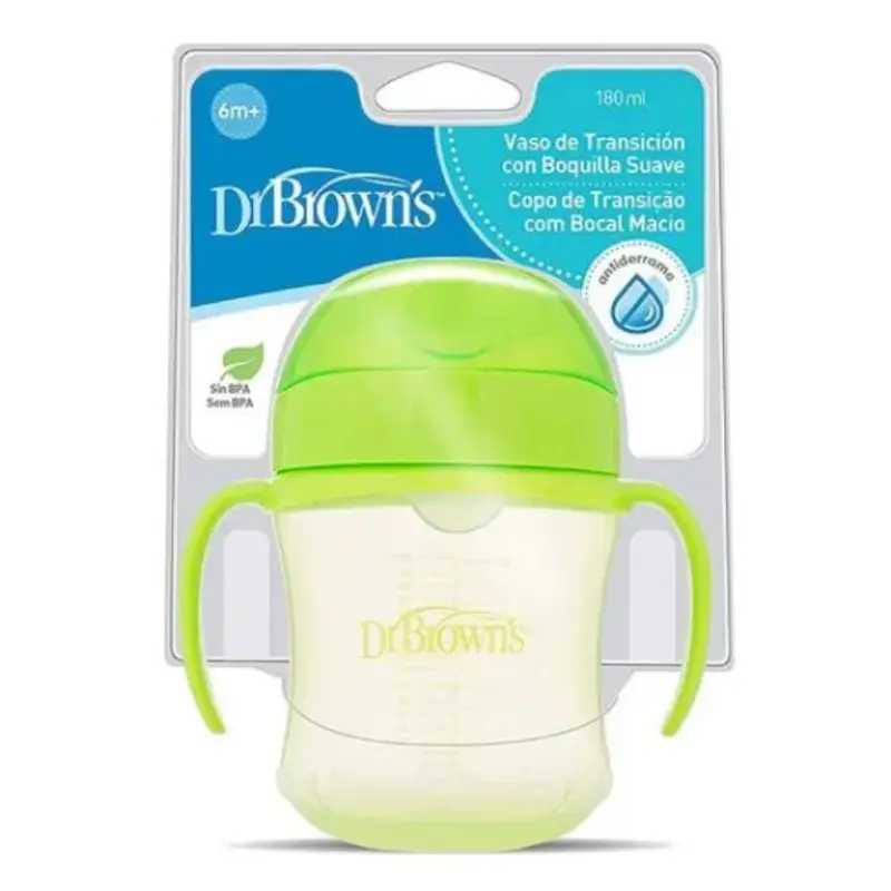 xx Dr. Brown’s Dr. Brown’s Goblet transition 180ml avec poignées 6M+