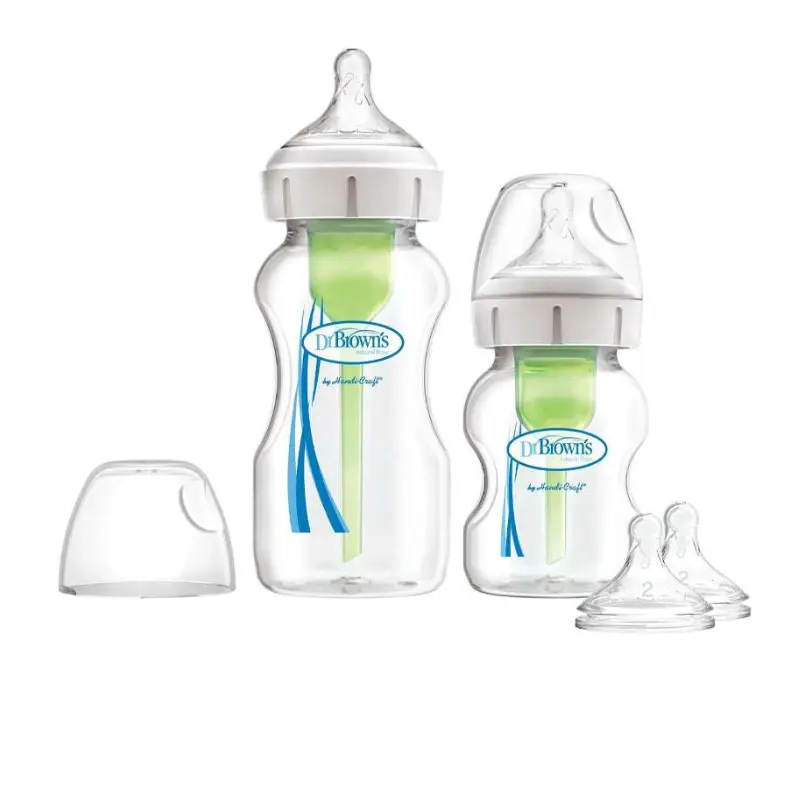 Dr. Brown’s Pack 2 biberons Anti-Colic  + 2 tétines