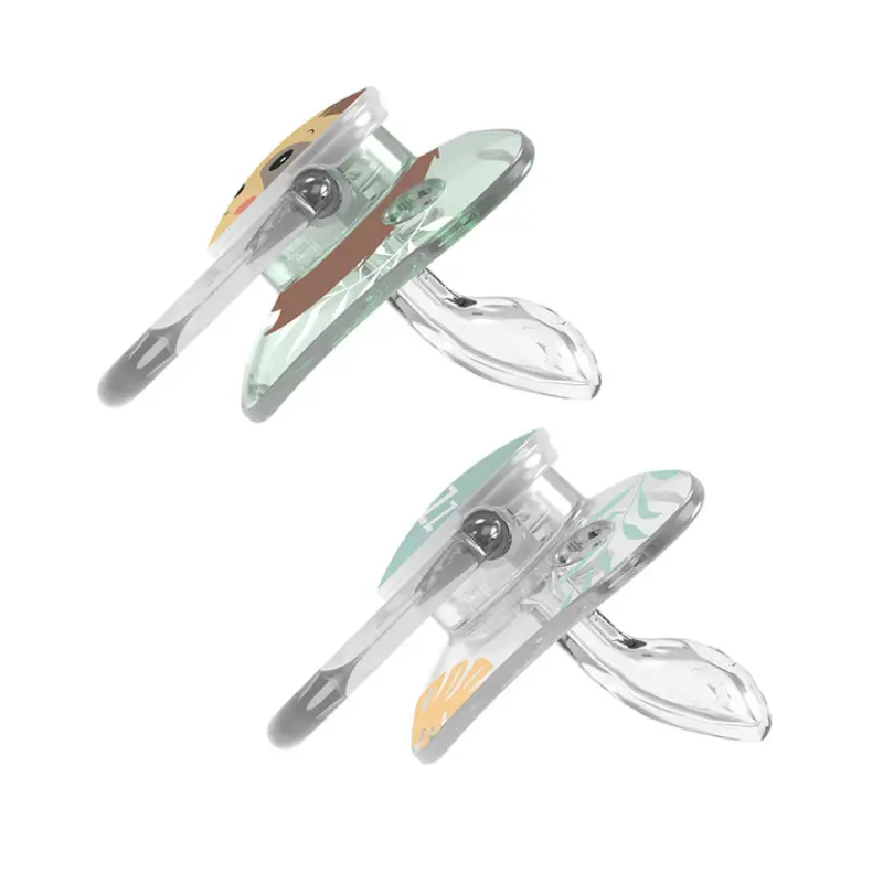 Dr browns Sucette 6-18m phase 2 têtes d’animaux, pack de 2
