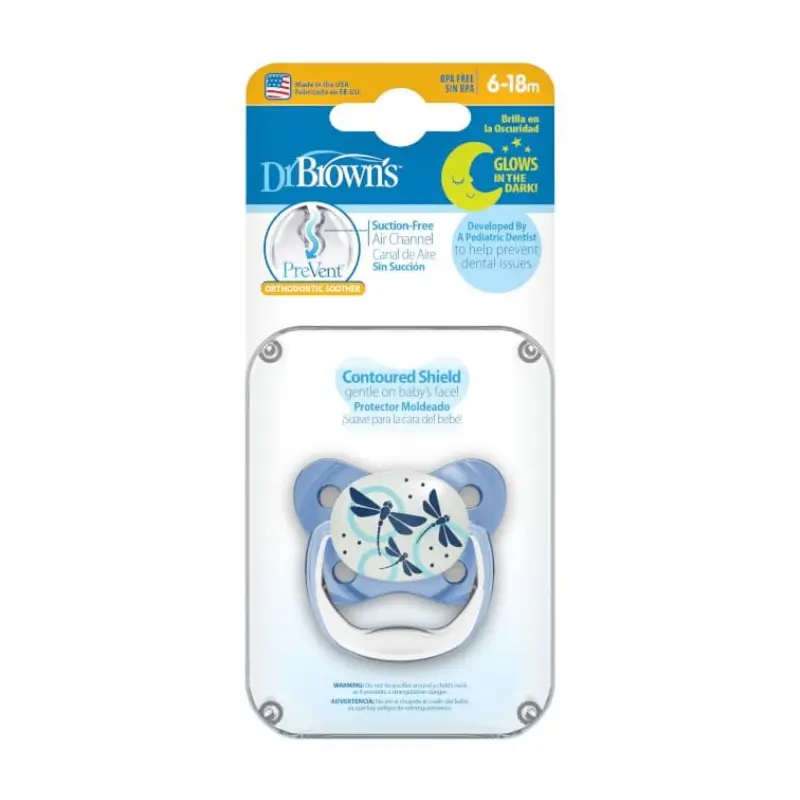 Dr. Brown's Sucette Glow in the Dark Stage2 6-18M