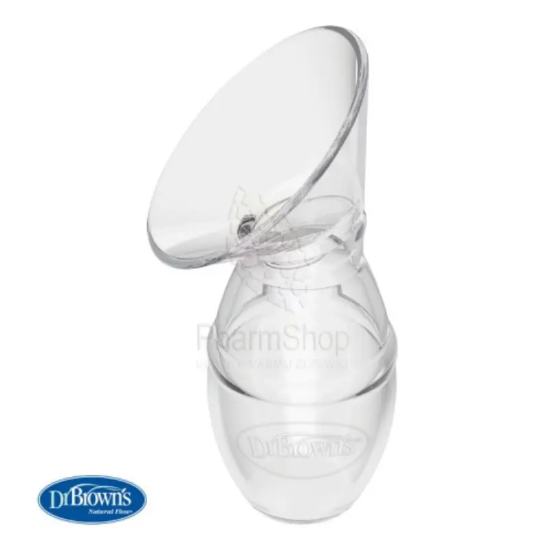Dr. Brown's Tire lait en silicone + Biberon 120ml Cole étroit