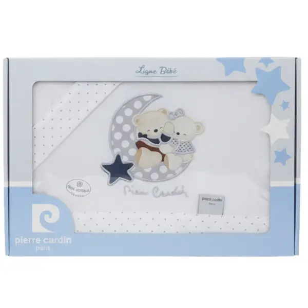xx Drap de lit pour bébé Gris Pierre Cardin Paris