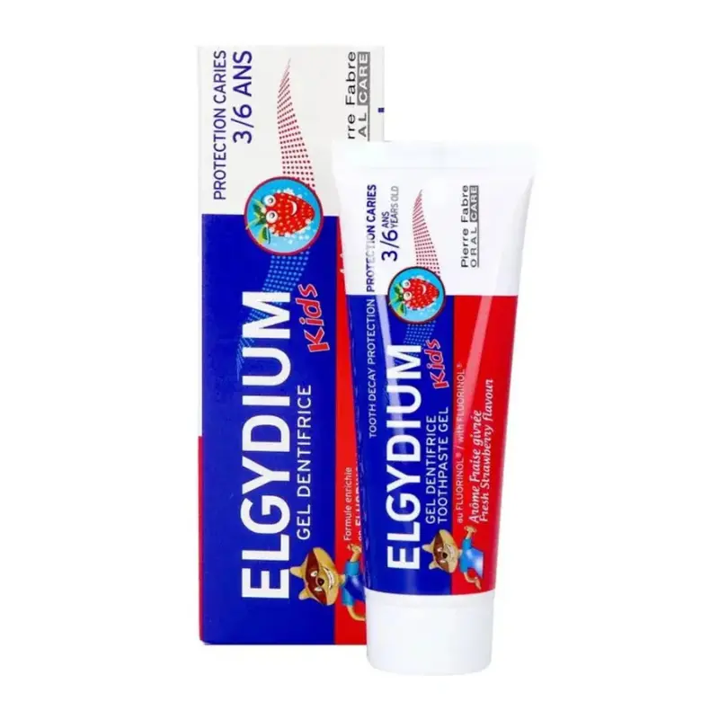 Elgydium Kids Dentifrice Fresh Strawberry - 3-6 Ans