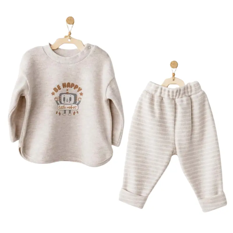 xx Ensemble 2 pièces Beige AC26212- Andywawa