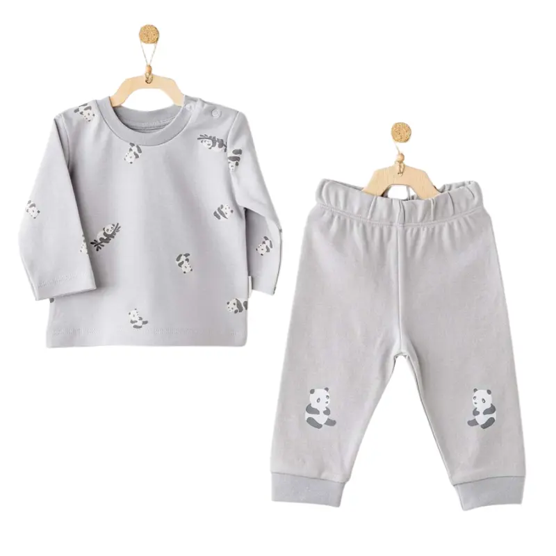 xx Ensemble 2 pièces Keep Smiling gris  AC26029 Andywawa