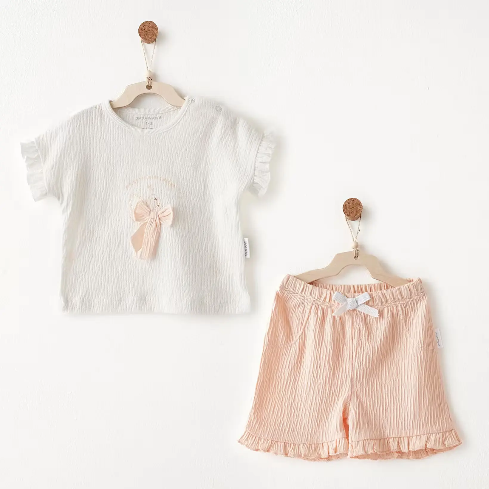Ensemble 2 pièces pour bébé fille ANW-AC26535