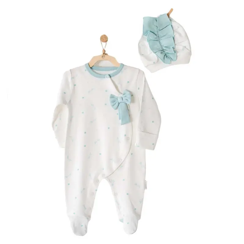 xx Ensemble barboteuse bébé Andywawa AC23117 Menthe