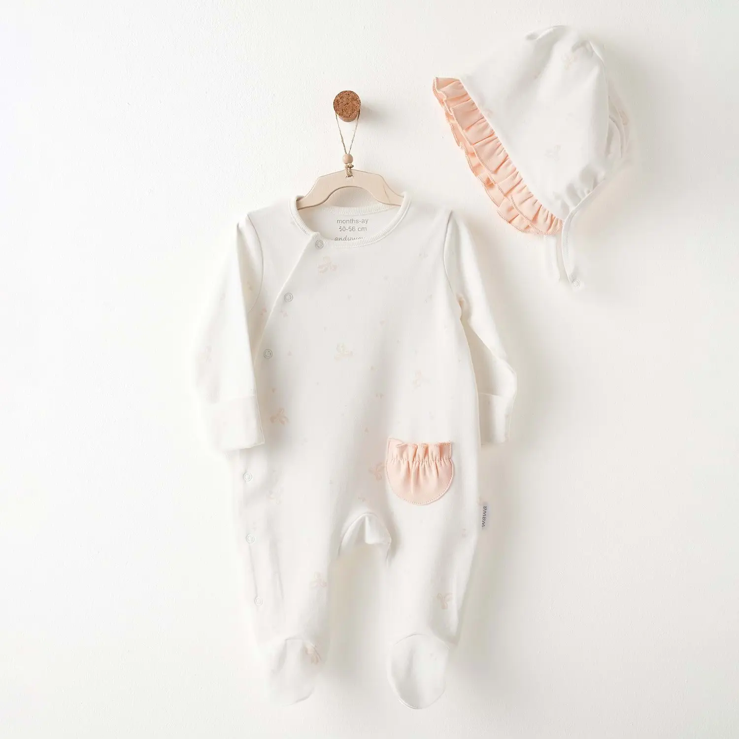Ensemble barboteuse bébé fille ANW-AC26533