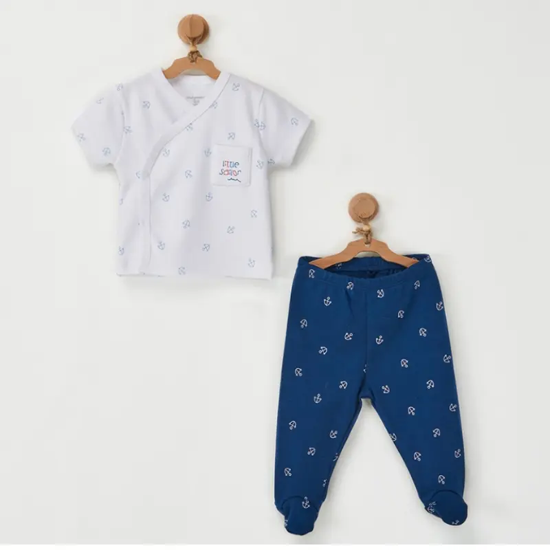 xx Ensemble bébé 2 pièces  AC22635 Blanc Andywawa
