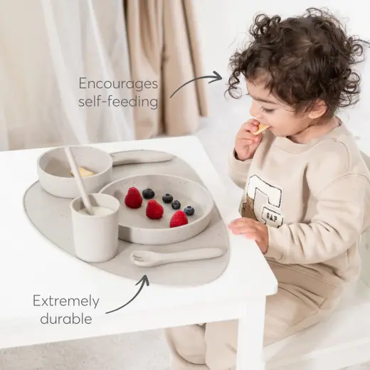 Ensemble d'alimentation 5 pièces en platinum silicone