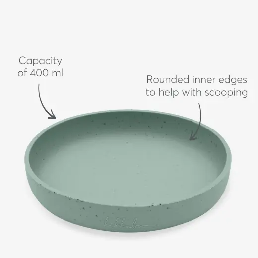 Ensemble d'alimentation 5 pièces Sauge de silicone platine