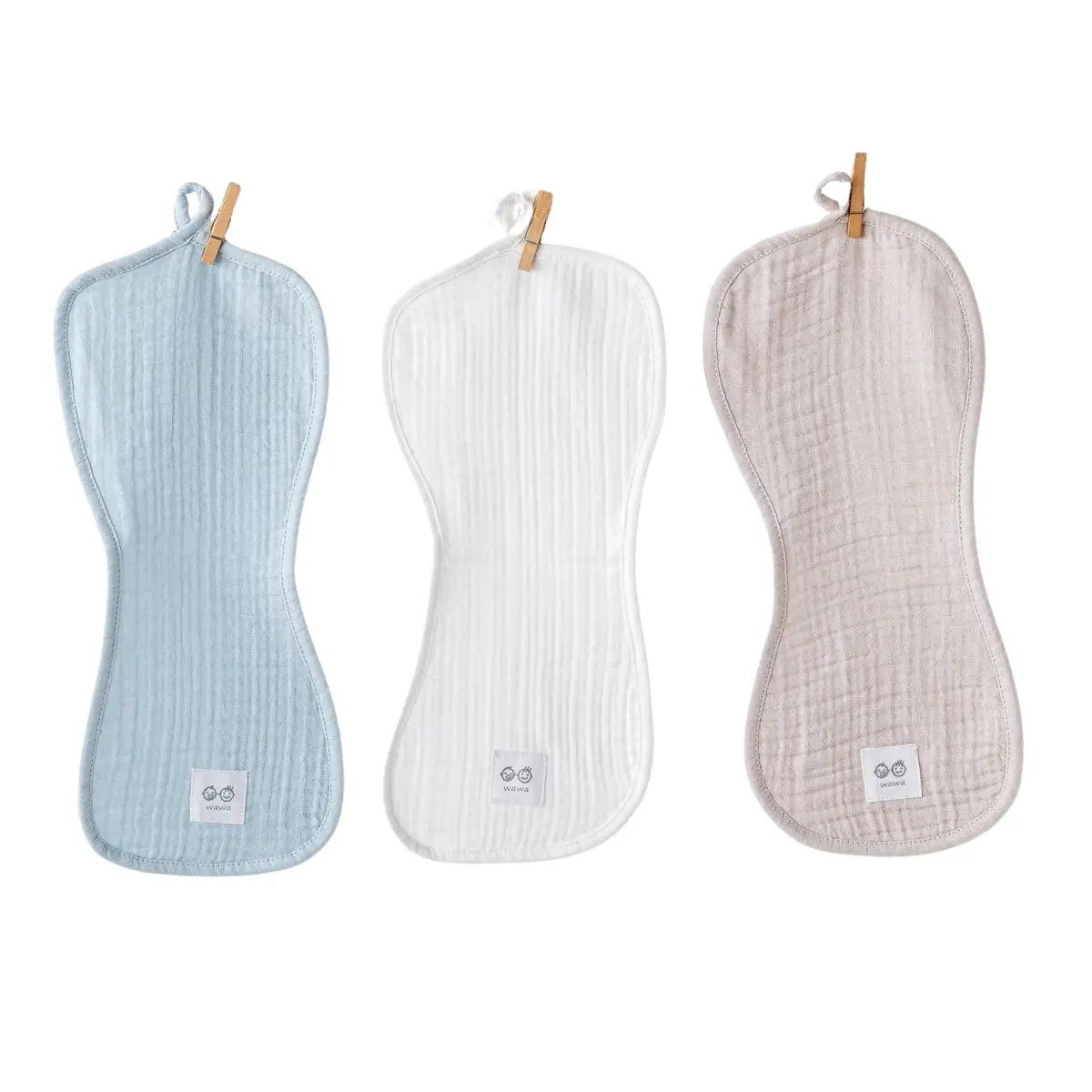 xx Ensemble de 3 bavoirs pour bébé AC25861