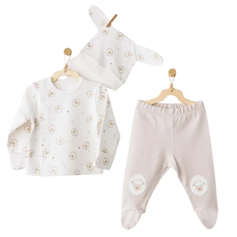 Ensemble de 3 pièces Andywawa Baby Tinny's Sheeps AC26158