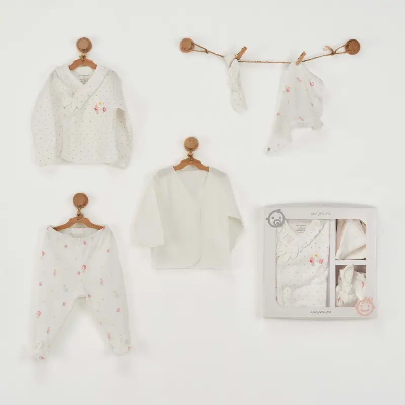 xx Ensemble de 5 lingettes pour nouveau-né - Andywawa AC22610
