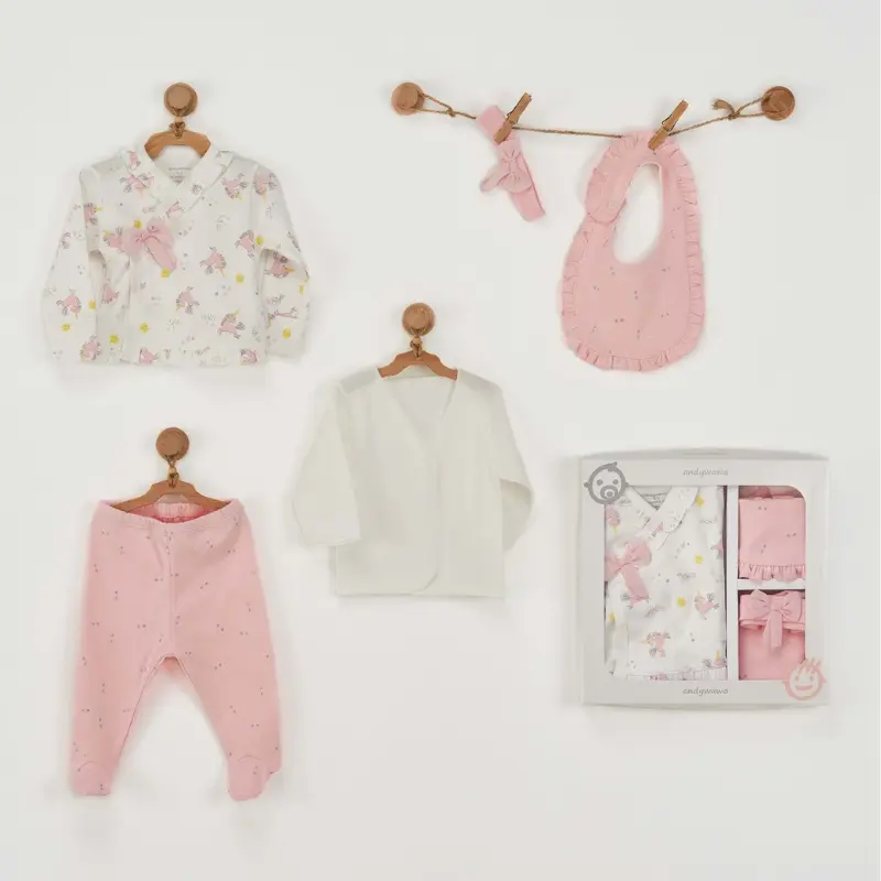 xx Ensemble de 5 lingettes pour nouveau-né - Andywawa AC22710