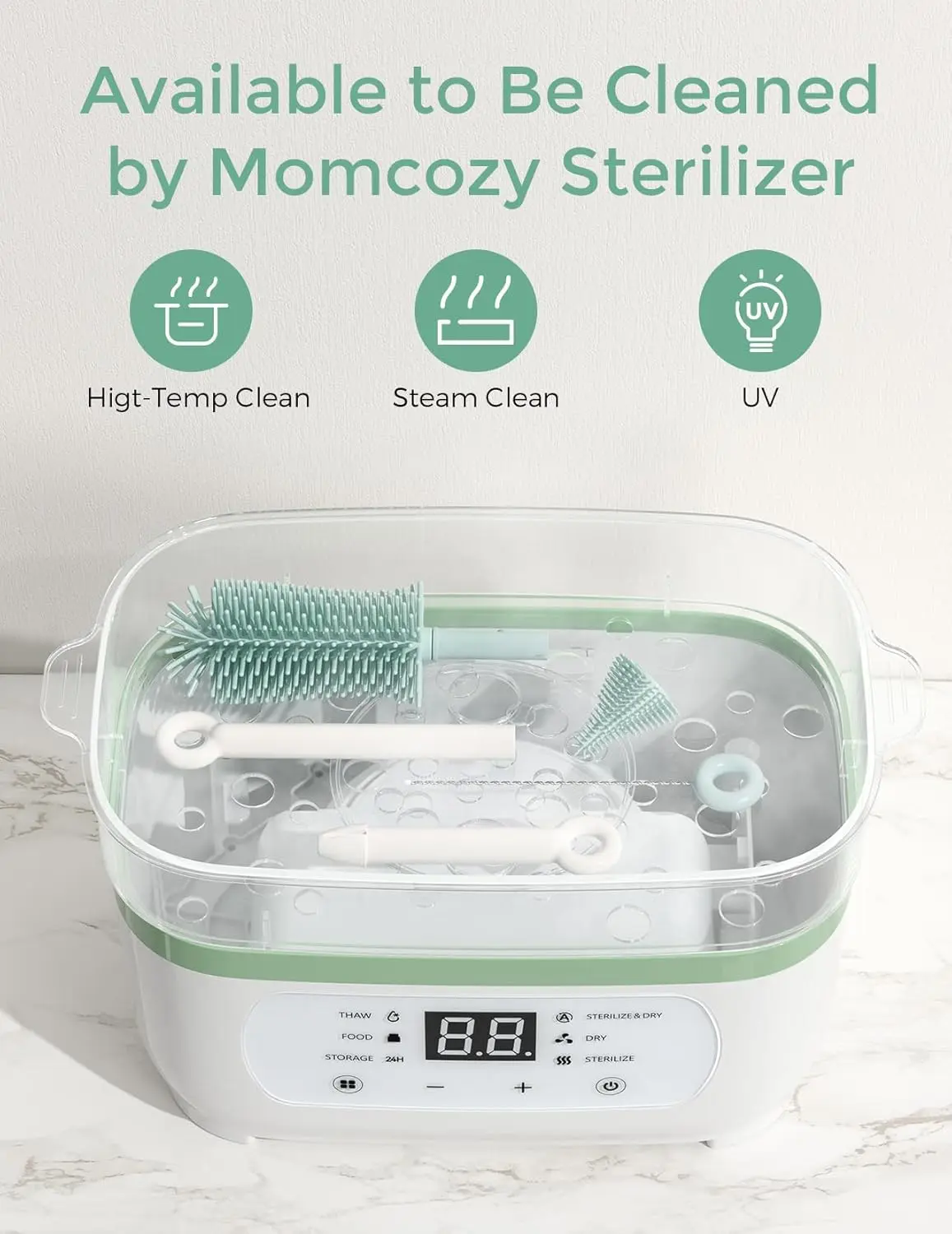 Ensemble de goupillons Momcozy pour biberons