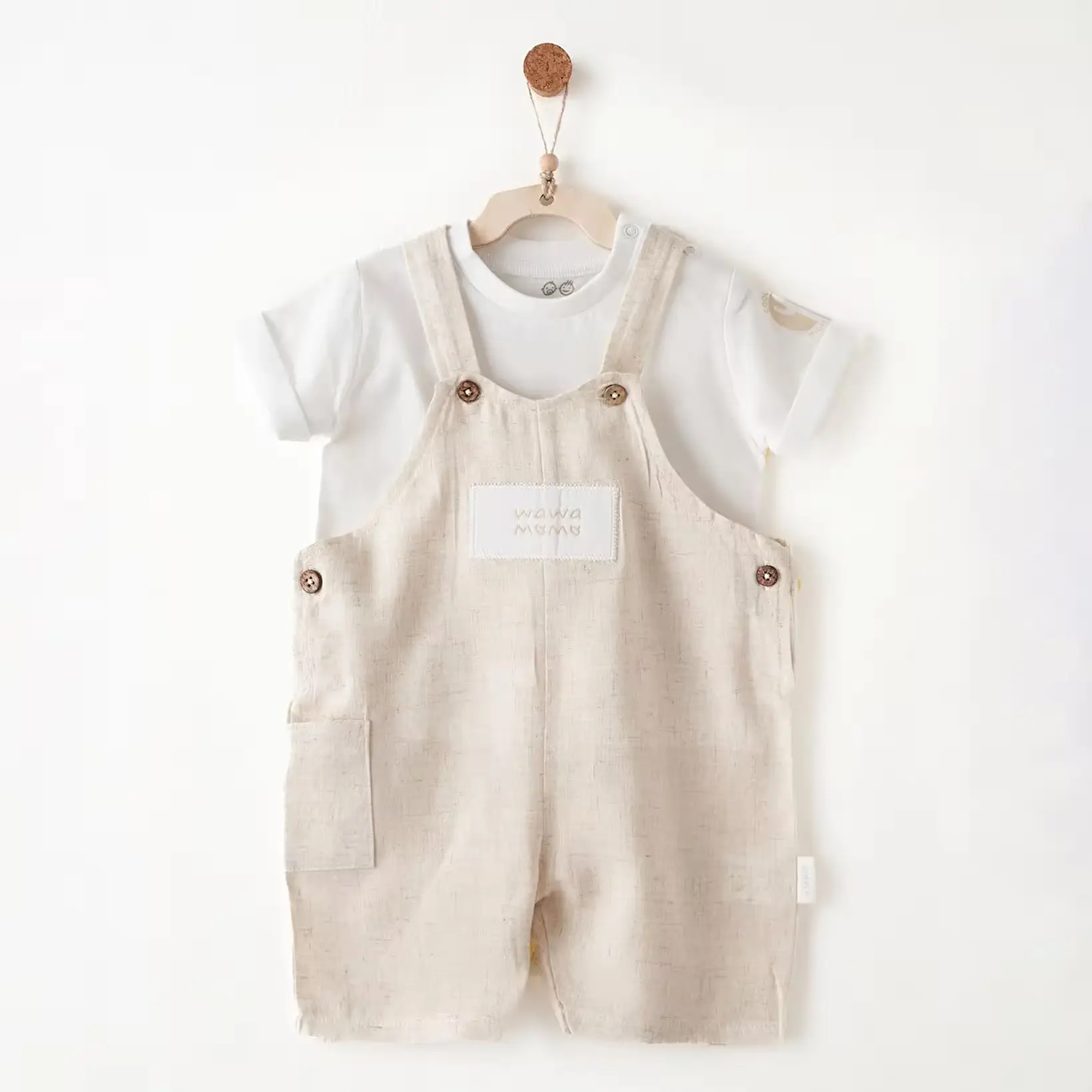 Ensemble salopette bébé garçon ANW-AC26722